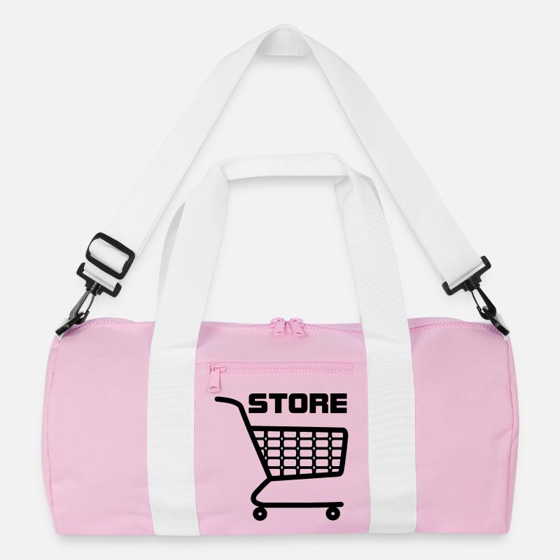 Warenkorb mit Text STORE Recycelte Duffel Bag