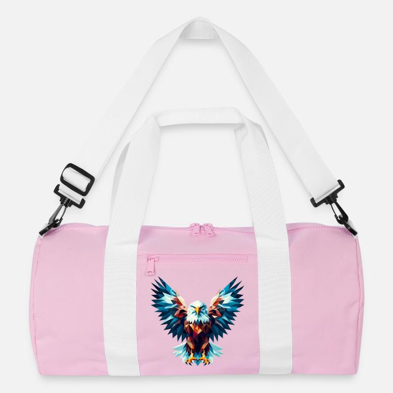 Polygonal Eagle Recycled Duffel Bag