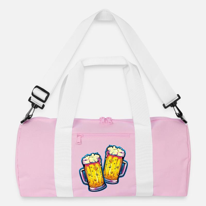 Bier Comic Bierglas Recycelte Duffel Bag