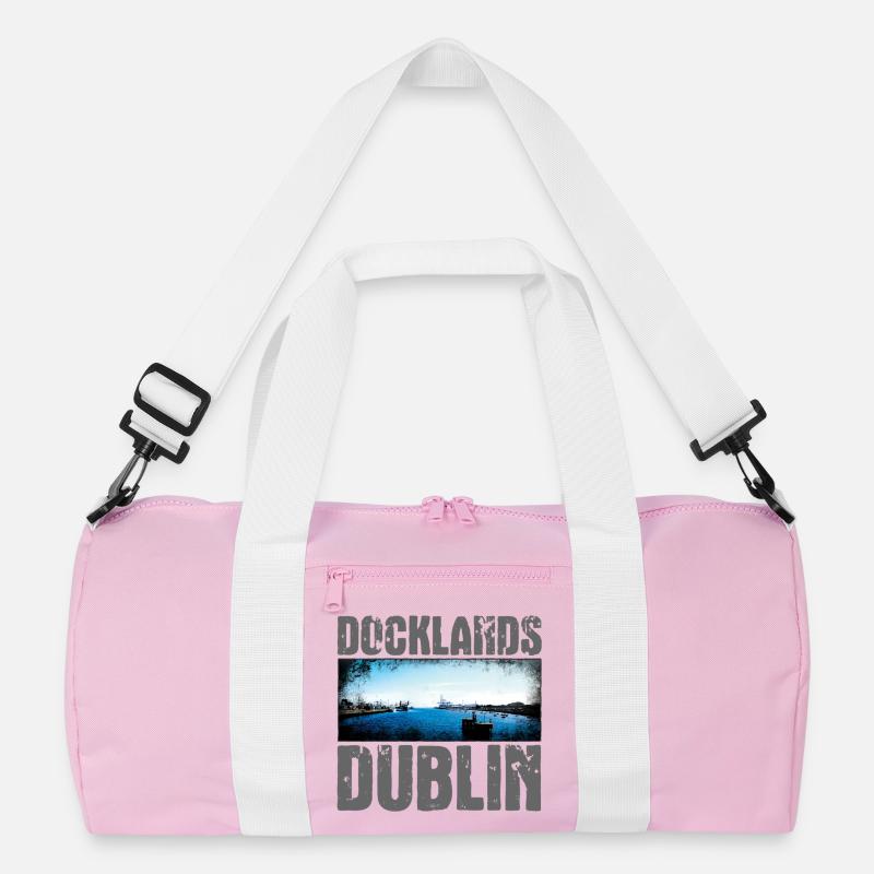 Docklands Dublin Wasseransicht Recycelte Duffel Bag