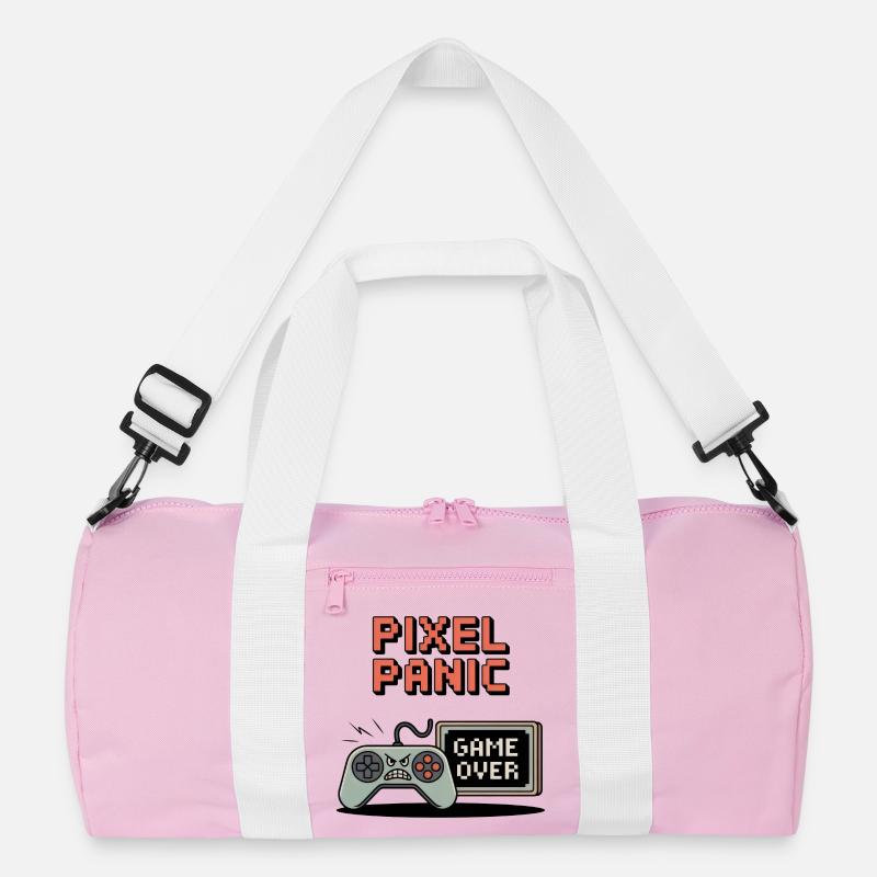 Pixel Panic – Game Over Rage Modus Recycelte Duffel Bag