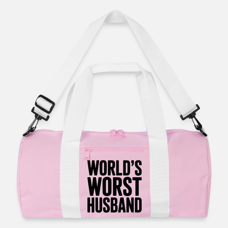 Der schlimmste Ehemann der Welt Recycelte Duffel Bag
