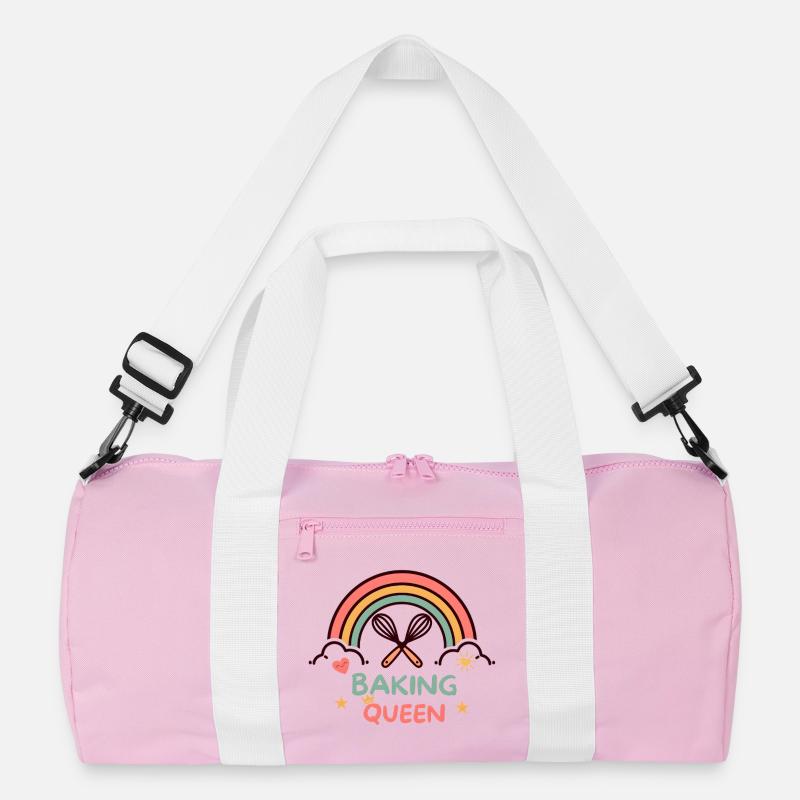 Baking Queen Rainbow Recycled Duffel Bag