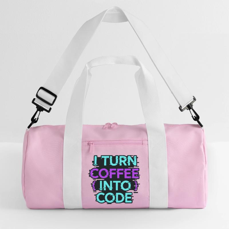 Je transforme le café en code Sac de sport recyclé
