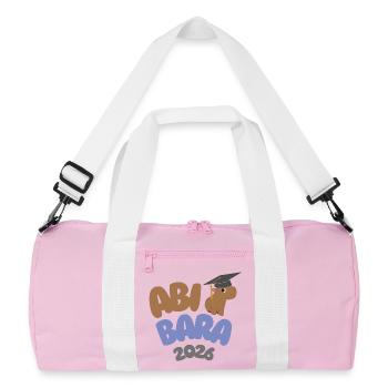 AbiBara 2026 – Chill until graduation - Recycled Duffel Bag - pink/white - Front