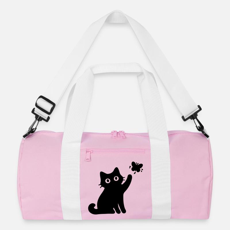 Cat funny Recycled Duffel Bag