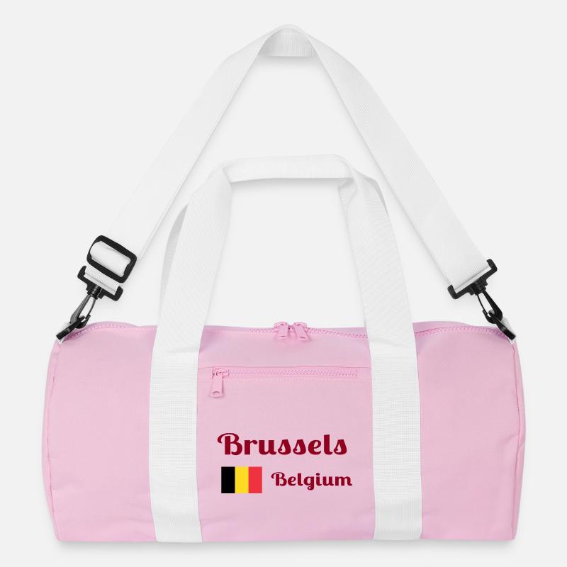 Brussels Belgium- Stylish prints Recycled Duffel Bag