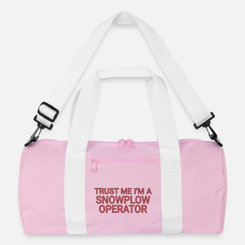 Snowplow Operator Trust Me Snow Plow Driver Recycled Duffel Bag