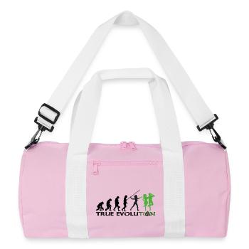 Évolution vers la danse traditionnelle irlandaise - Sac de sport recyclé - rose/blanc - Devant