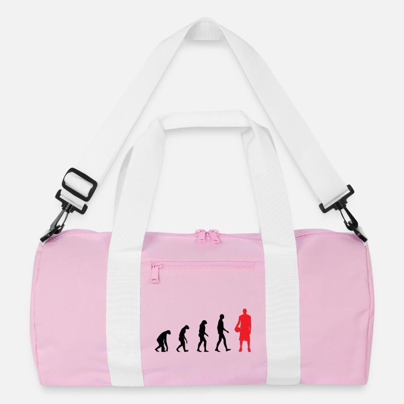 Basket Ball Evolution / Basketball Recycled Duffel Bag