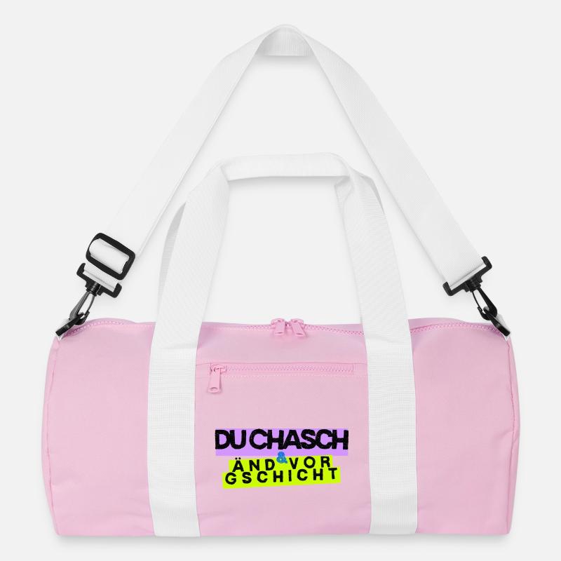 Berndeutsche Motivation – Du chasch änd vor Gsicht Recycelte Duffel Bag
