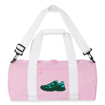 Flat Icon Sporty Sneaker - Recycled Duffel Bag - pink/white - Front
