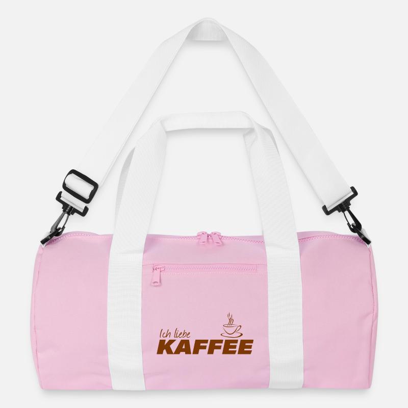 ICH LIEBE KAFFEE Recycelte Duffel Bag