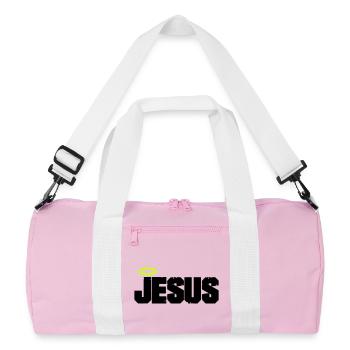 Jesus Christ - Recycled Duffel Bag - pink/white - Front