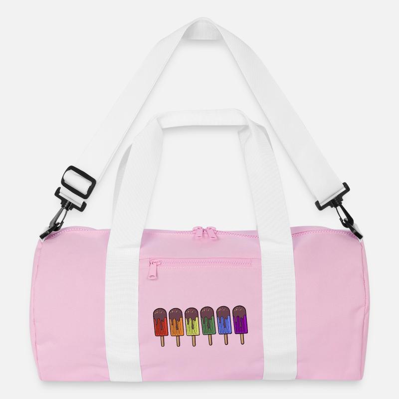 Regenbogen-Eis am Stiel Parade Recycelte Duffel Bag