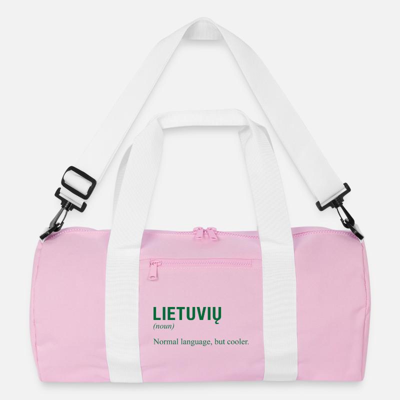 Lithuanian language Lithuania Recycled Duffel Bag