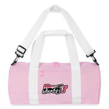 Drift Motorsport - Recycelte Duffel Bag - Rosa/Weiß - Vorne