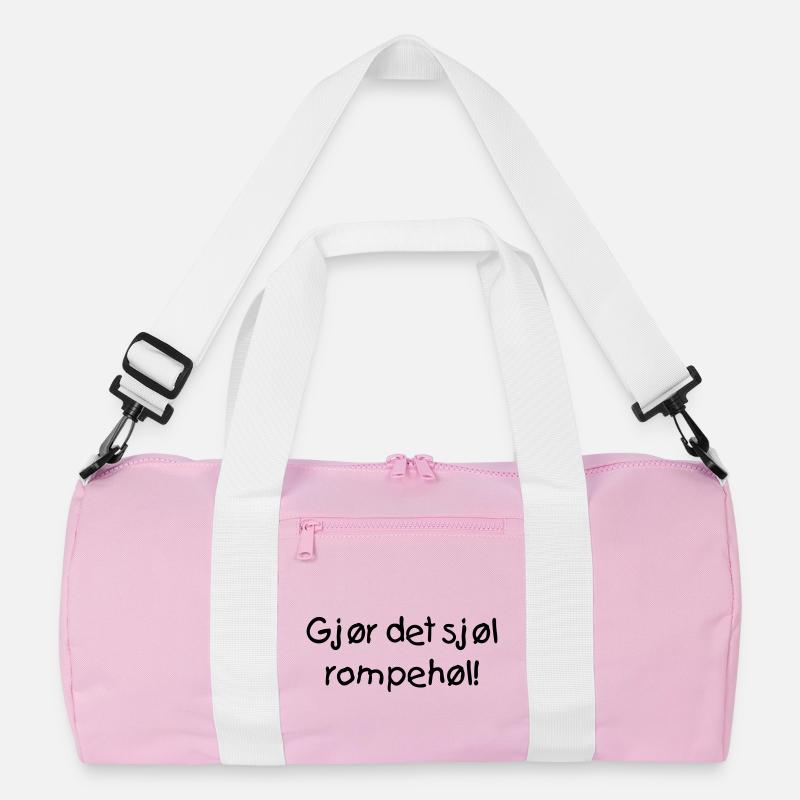 Mach es selbst Arschloch Recycelte Duffel Bag