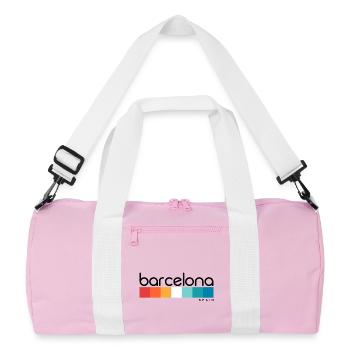 Barcelona - Spain - Spain - España - Recycled Duffel Bag - pink/white - Front