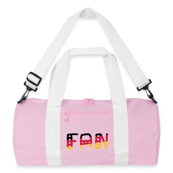 FAN - Shirt Germany - Recycled Duffel Bag - pink/white - Front
