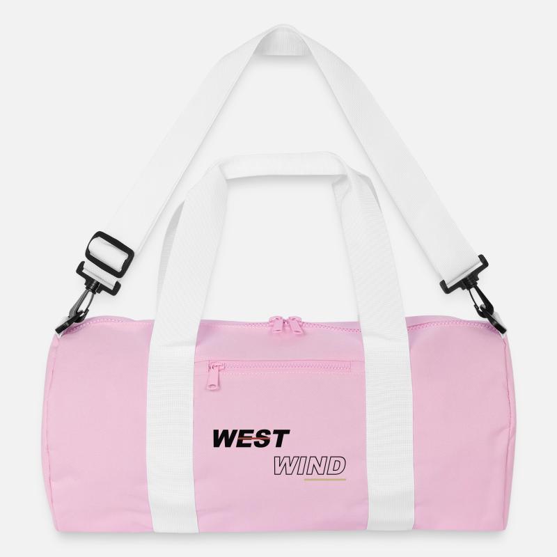 WEST WIND - Recycled Duffel Bag - pink/white