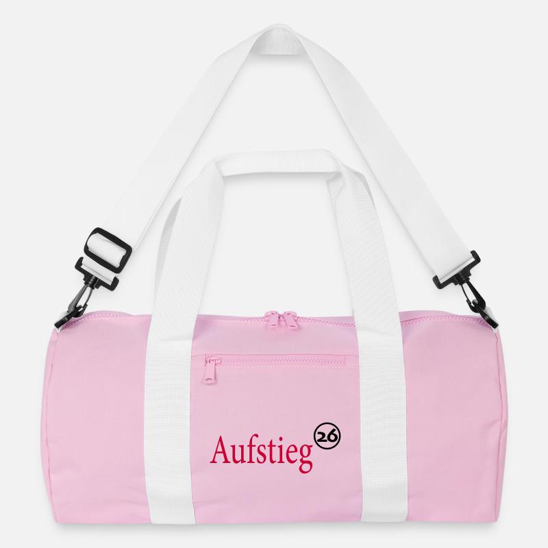 Aufsteiger 2026 Aufstieg - Recycelte Duffel Bag - Rosa/Weiß