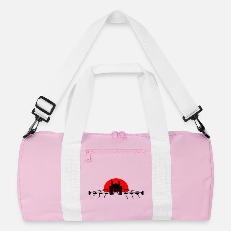 Tractor sunset Recycled Duffel Bag