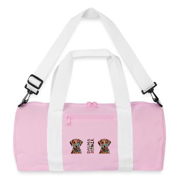 Dalmate - Sac de sport recyclé - rose/blanc - Devant