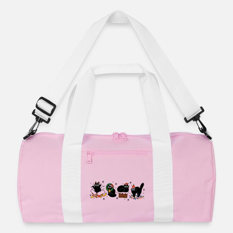 Chats Kawaii Parade de Noël, Chatons Sac de sport recyclé
