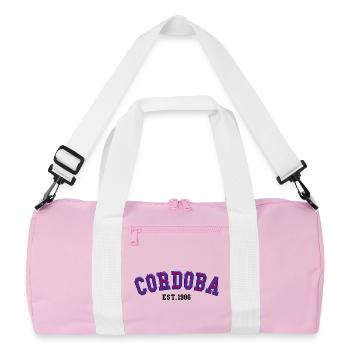 Cordoue Fondée en 1986 - Sac de sport recyclé - rose/blanc - Devant