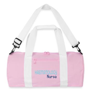 Infirmière en hématologie - Sac de sport recyclé - rose/blanc - Devant