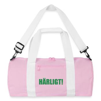 Vert-noir de Göteborg - Sac de sport recyclé - rose/blanc - Devant