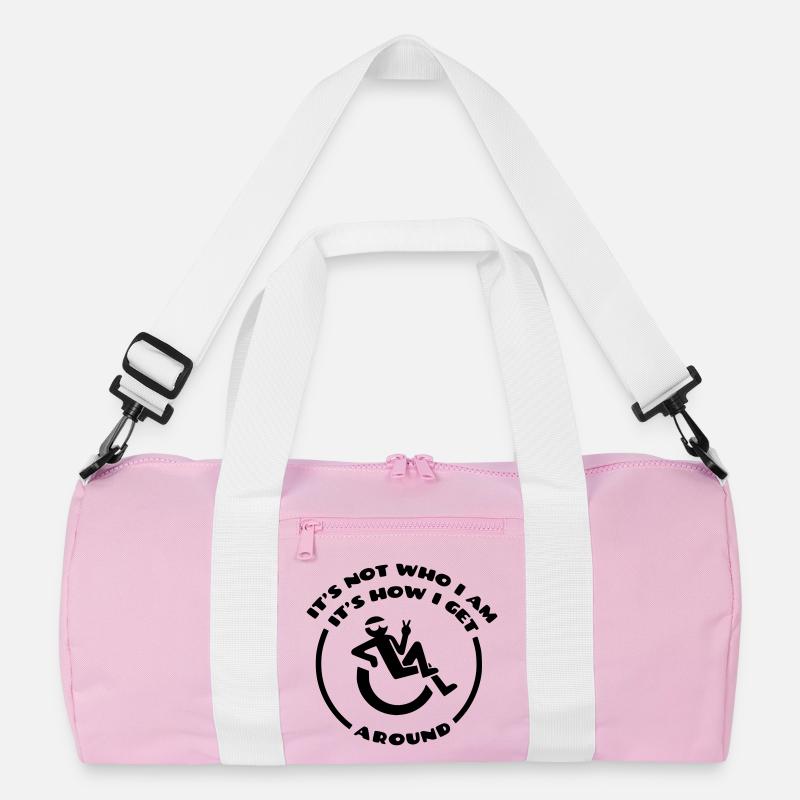 Der Rollstuhl bin nicht ich. # Recycelte Duffel Bag