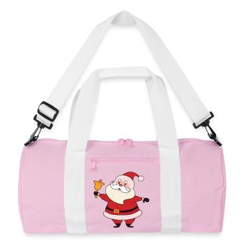 Santa Clause - Recycled Duffel Bag - pink/white - Front