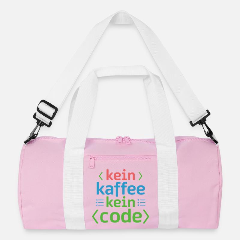 Kein Kaffee Kein Code Programmierer Informatiker Recycelte Duffel Bag