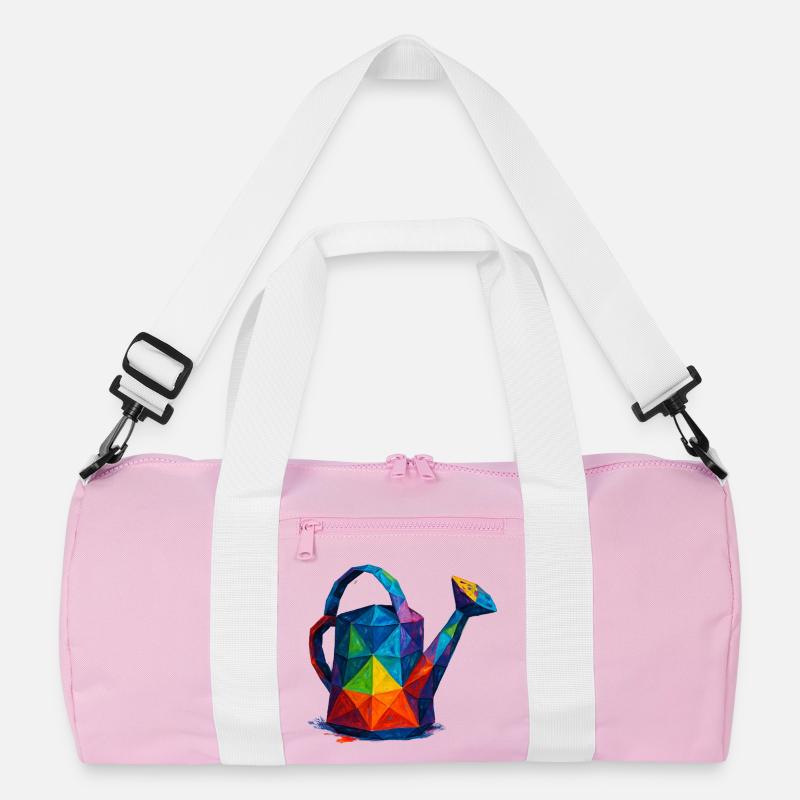 Geometrische Gießkanne – Low-Poly-Gartendesign Recycelte Duffel Bag