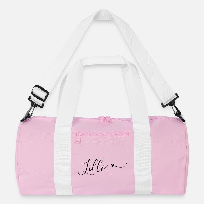 Lilli Surname First Name Decorative Recycled Duffel Bag