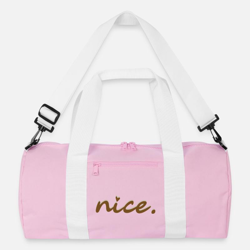 nice (brown with light shadow) Recycled Duffel Bag