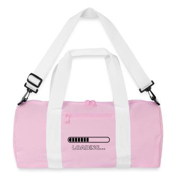 Loading - Recycled Duffel Bag - pink/white - Front