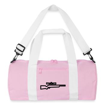 sniper - Recycled Duffel Bag - pink/white - Front