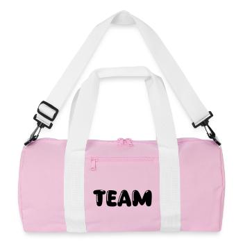 Équipe - Sac de sport recyclé - rose/blanc - Devant