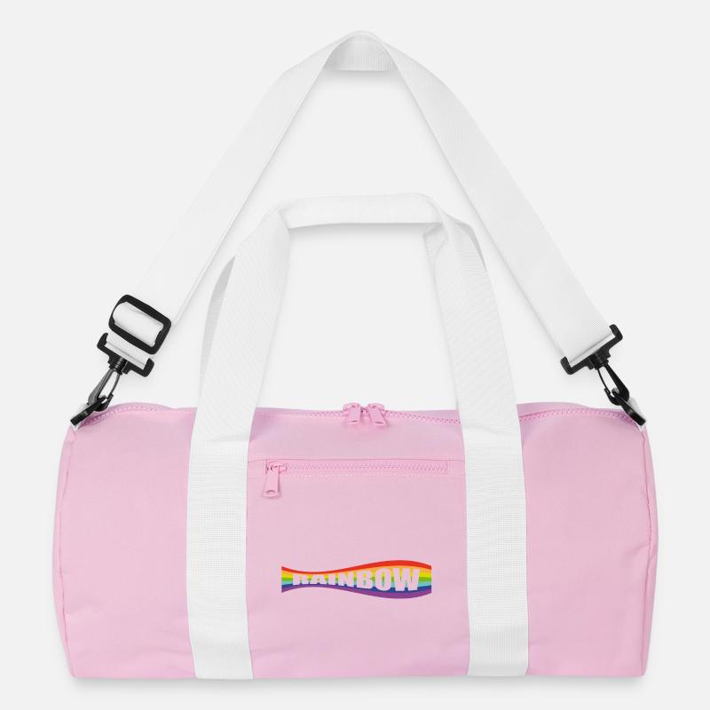 Rainbow flag variation Recycelte Duffel Bag
