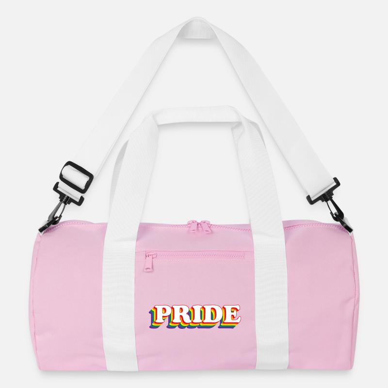 PRIDE mit Regenbogenfarben LGBT Recycelte Duffel Bag