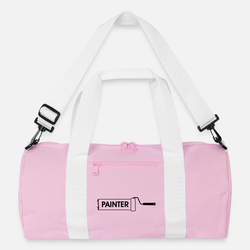 Farbroller transparent mit Text 'PAINTER' Recycelte Duffel Bag
