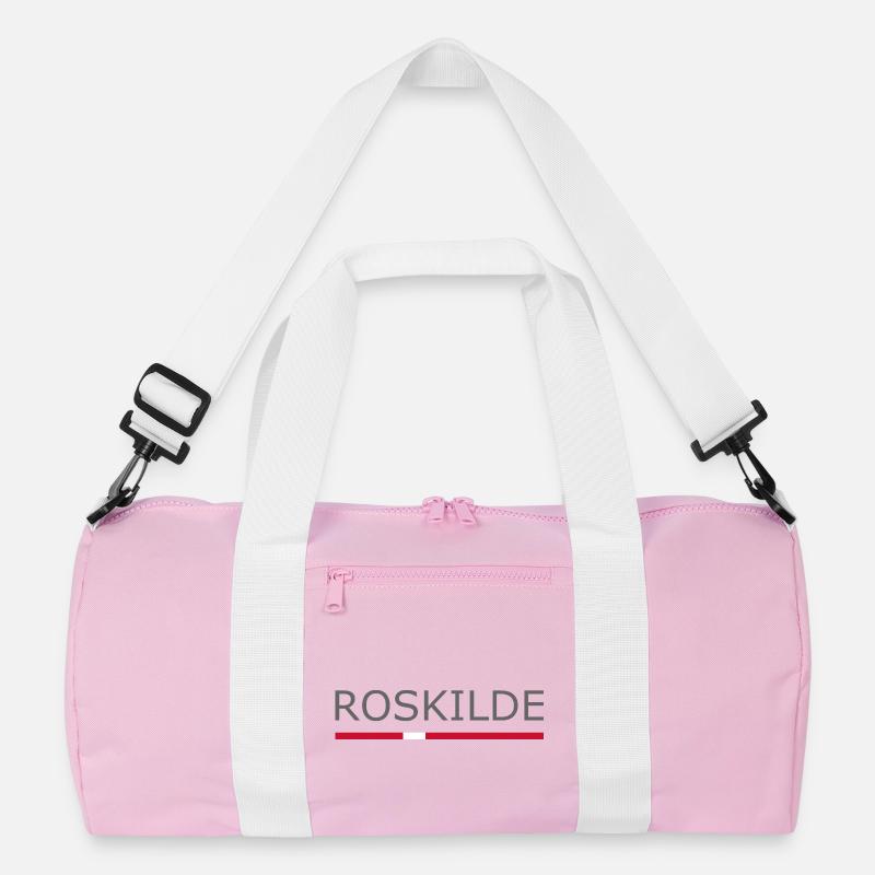 Roskilde - Denmark Flag - Dänemark Recycled Duffel Bag