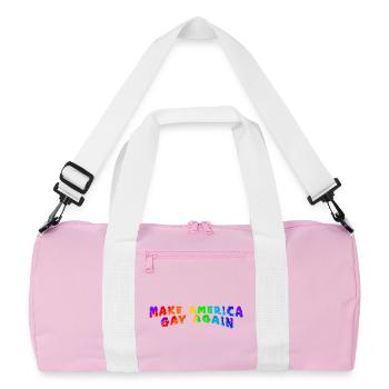 Make America Gay Again - Recycled Duffel Bag - pink/white - Front