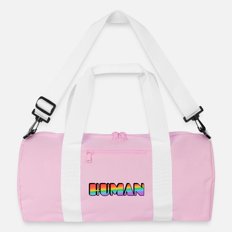 Rainbow Human Typografie Recycelte Duffel Bag