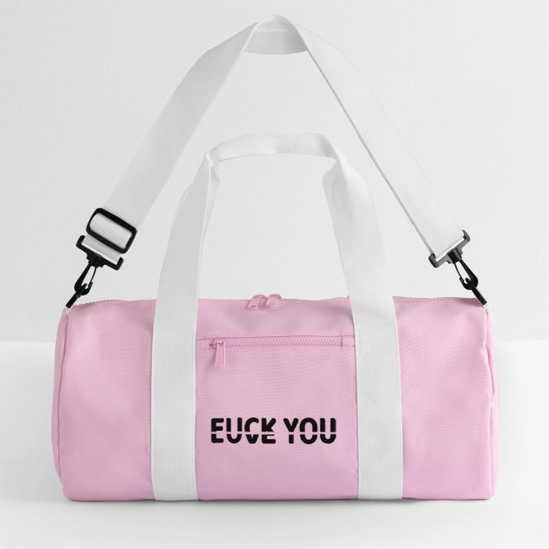 Ob ich dich liebe oder nicht # Recycelte Duffel Bag