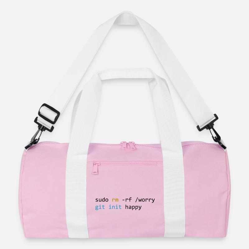 Don't worry, be happy, light Recycled Duffel Bag