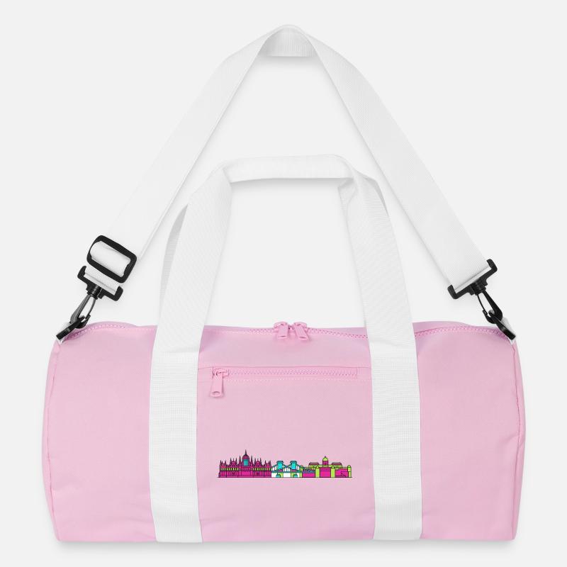 Budapester Stadtskyline-Parlament: Moderne Kunst Recycelte Duffel Bag